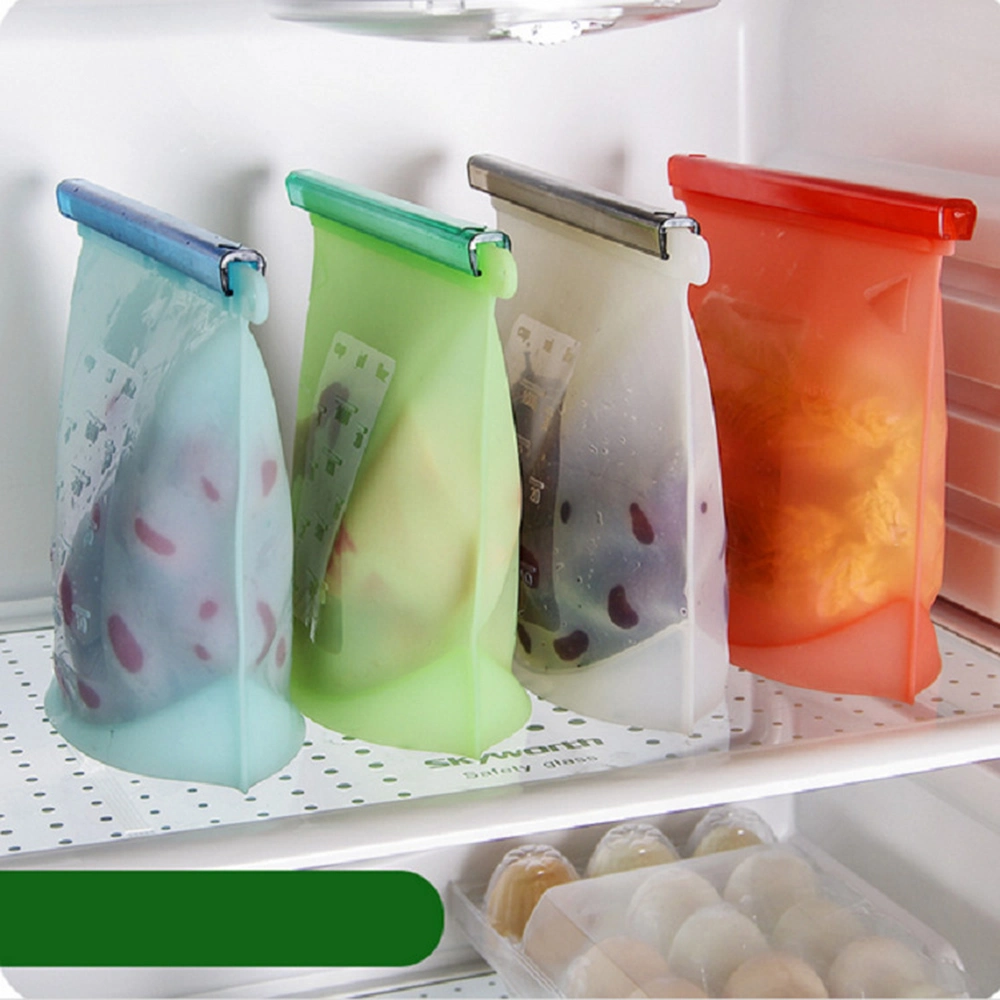 Food Storage Container Reusable Silicone Food Preservation Bag Airtight Seal Versatile Cooking Bag Kitchen Cooking Utensil Esg10244