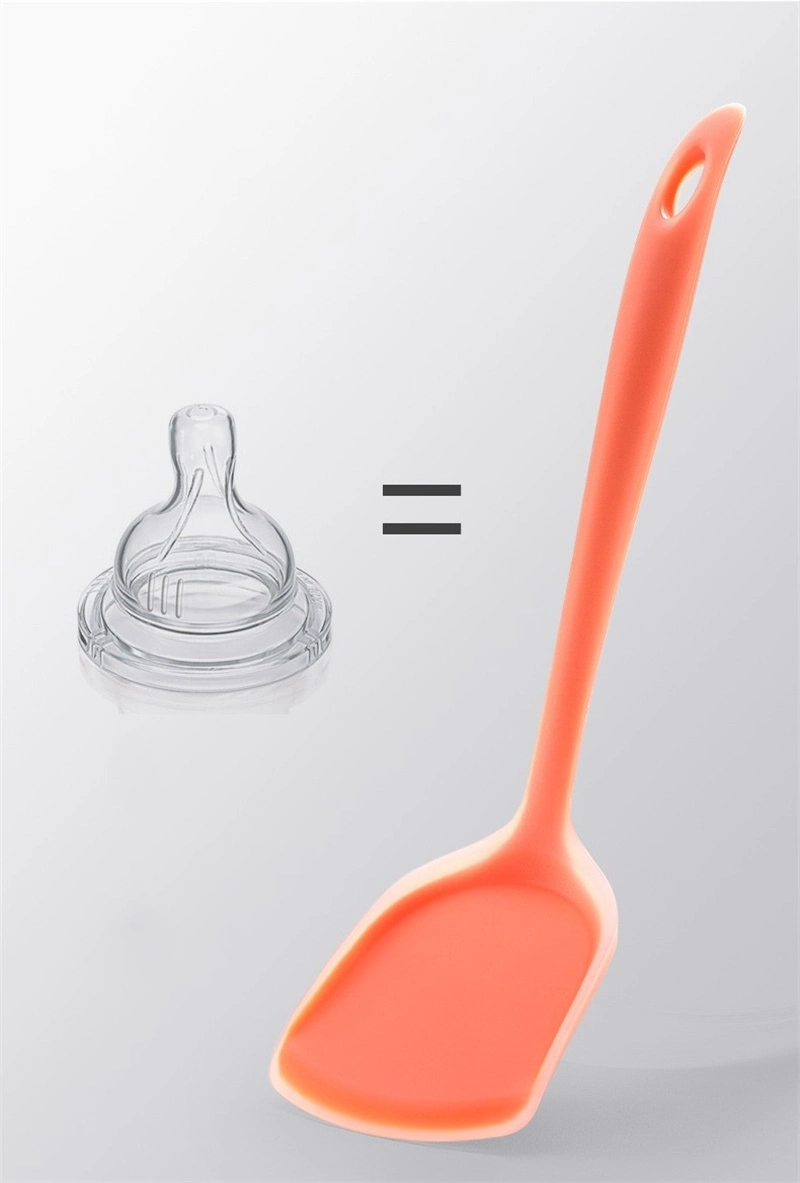 Wholesale Food Grade Silicone High Temperature Resistance Kitchen Utensils Shovel Spoon