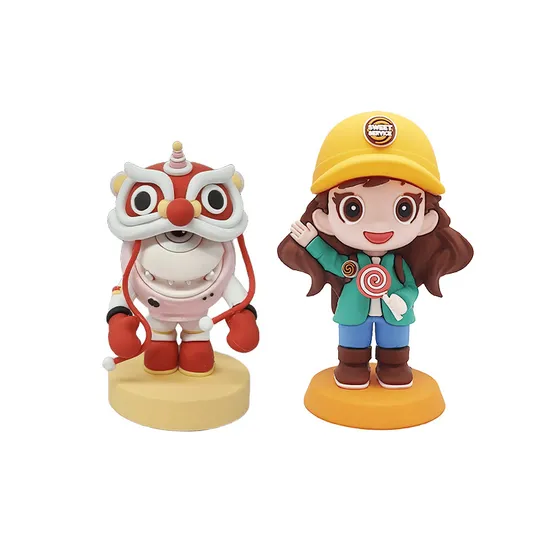 Mermaid Animal PVC Action Figure Custom Cute Cartoon Mini 3D Silicone Doll 