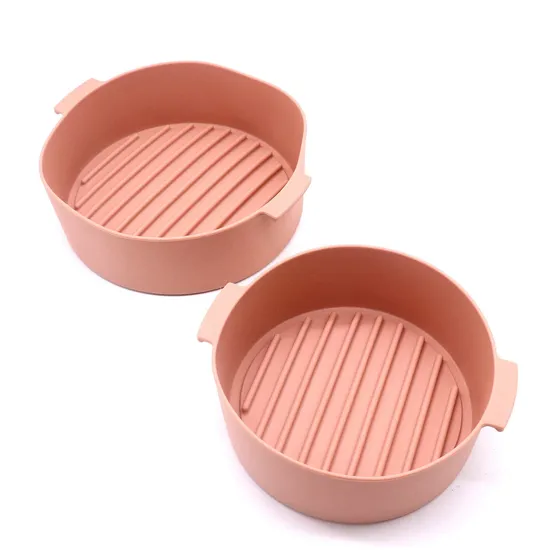 Food Safe Silicone Air Fryer Pot Oven Accessories 