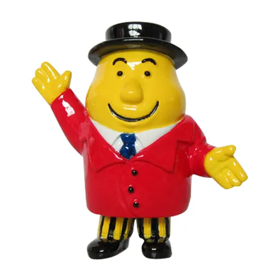 Custom Resin Mr. Tayto Figure with Gloss Effect 