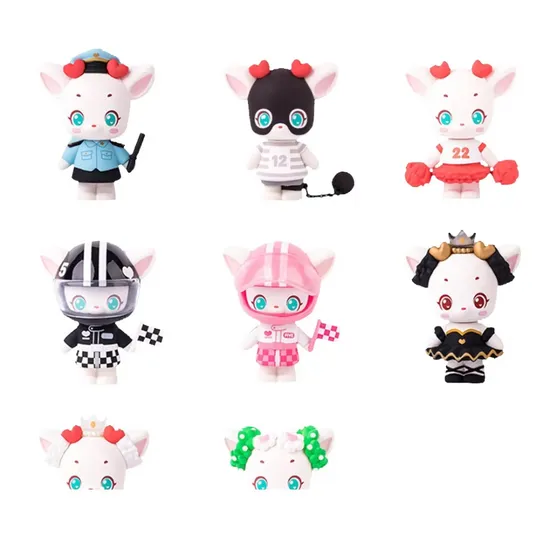 Factory Customized PVC for Promotion Silicone Blind Box Figures 