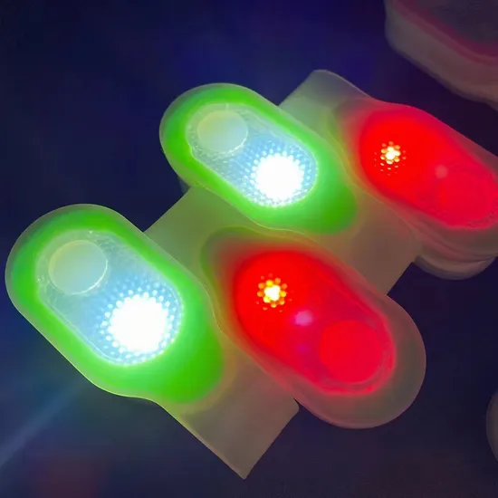 Silicone Collar Clip Light LED Light Outdoor Sports Night Riding Night Running Super Bright Warning Magnet Light
