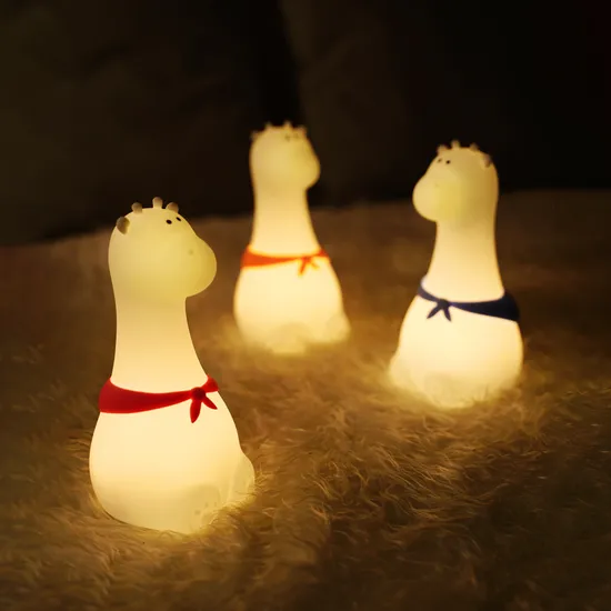 Silicone Squishy Bunny Cute Night Light with Giraffe Design CE