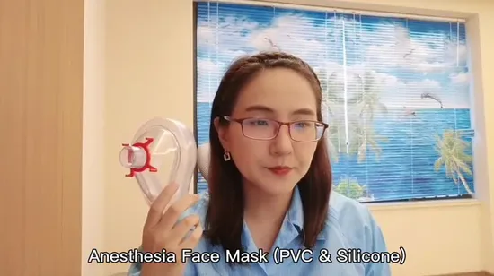 Reusable Medical Silicone Anesthesia Mask Factory Adult M, Size 4# with CE FDA