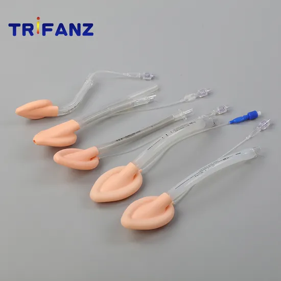 Laryngeal Mask Airway Silicone Double Lumen with Gastric Access CE Mdr ISO13485 Us FDA Approved 