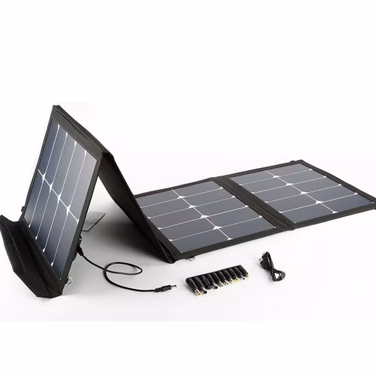 40W 60W 80W Portable Waterproof Monocrystalline Silicon Foldable Blanket Solar Panel Charger
