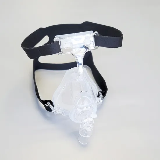 Full Face Silicone CPAP Mask Silicone Breathing Mask 