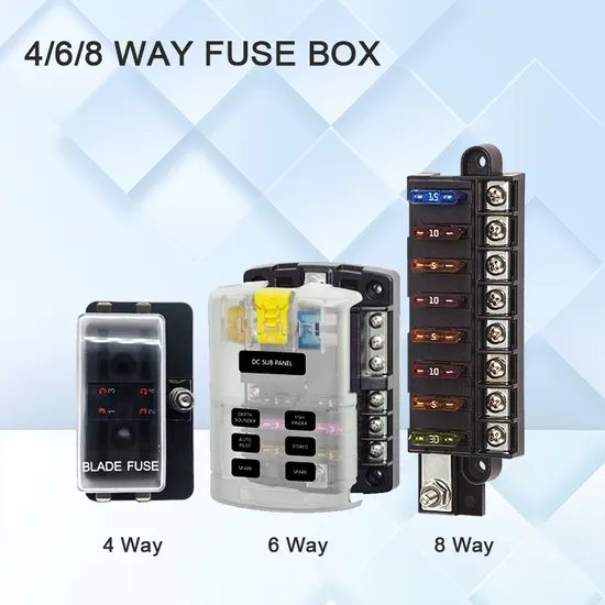 Car Boat 12 Ways 32V 100A a Good Fuse Box Fan Power Distribution Panel Board Fuses Block Holder Automotive Accessories 