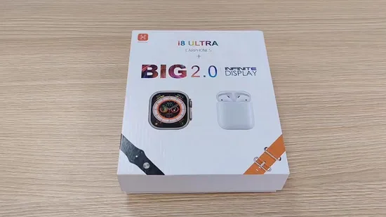 T8 Smart Watch with Earphone I12 Sports Fitness 2 in 1 Smartwatch 